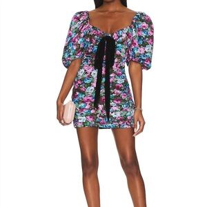 NWT For Love & Lemons - MARLEY MINI DRESS